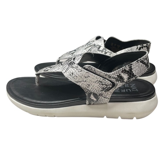Naturalizer Lincoln white snake sandal - Picture 8 of 11